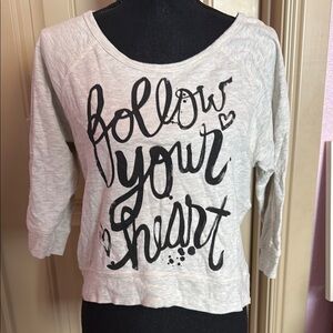 Modern Lux Follow Your Heart Stylish Sweatshirt